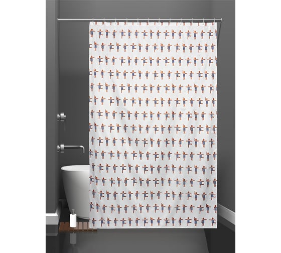 Штора для ванны Bath Plus 180x200 Aerobics ch-21322 1