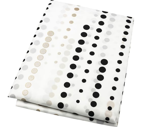 Штора для ванны Bath Plus 180x200 Mizzle II Drops black+gold ch-21310