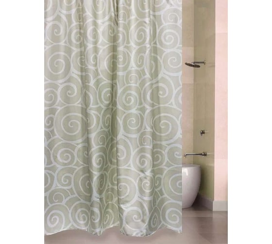 Штора для ванной Bath Plus 180x200 Snail beige-grey ch1366/8