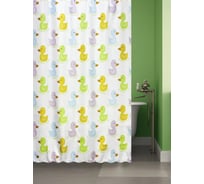 Штора для ванной Bath Plus 180x180 GREEN COLORED DUCKS 2100S/16