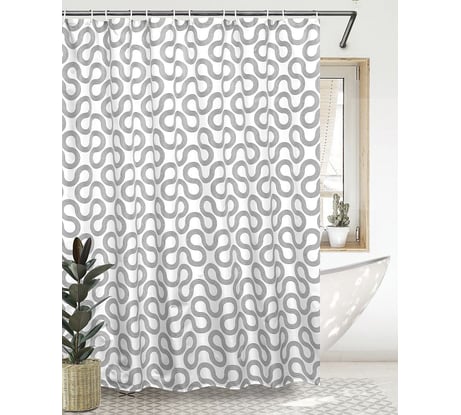 Штора для ванной Bath Plus 180x180 Rope Twisting бежевый айвори ch1952