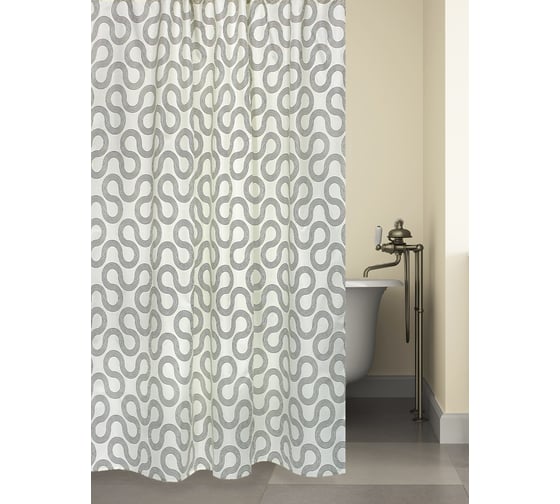Штора для ванной Bath Plus 180x180 Rope Twisting бежевый айвори ch1952