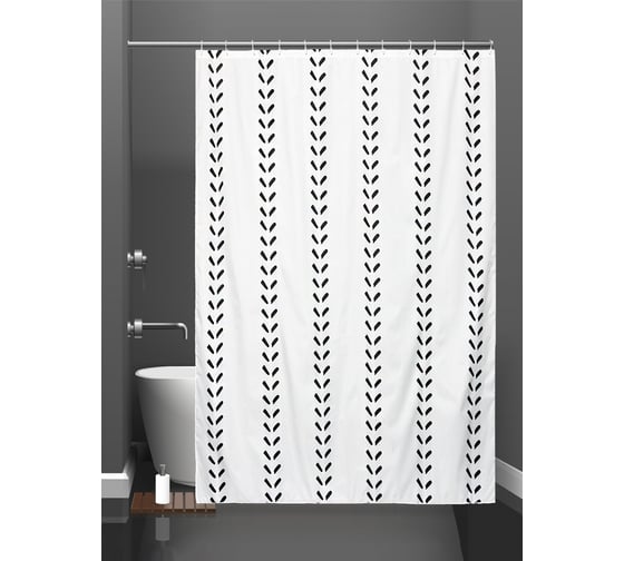 Штора для ванны Bath Plus 180x200 Footprint ch-21321
