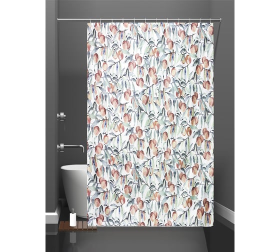 Штора для ванны Bath Plus 180x180 Luscious Peach ch-21315 1