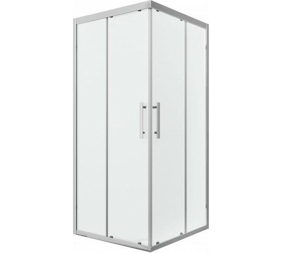 Душевой уголок Bravat Stream квадратный, с двумя раздвижными дверьми, 90x90 BS090.2204S 00258953