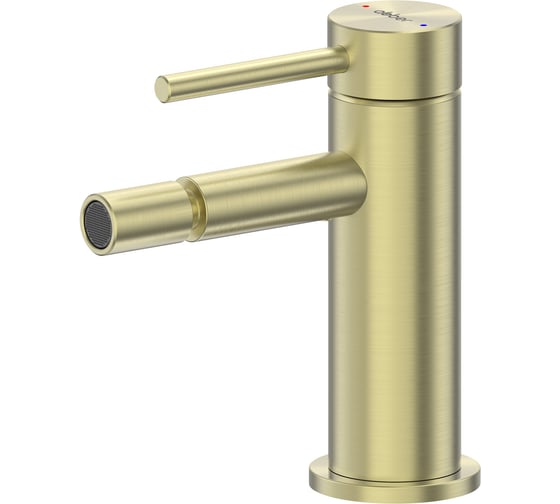 Смеситель ABBER Wasser Kreis 316 для биде, золото брашированное AF8124BG 1