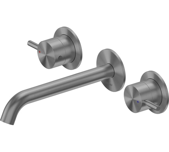 Смеситель ABBER Wasser Kreis 316 для раковины скрытого монтажа, оружейная сталь брашированная AF81123BGG-L 1