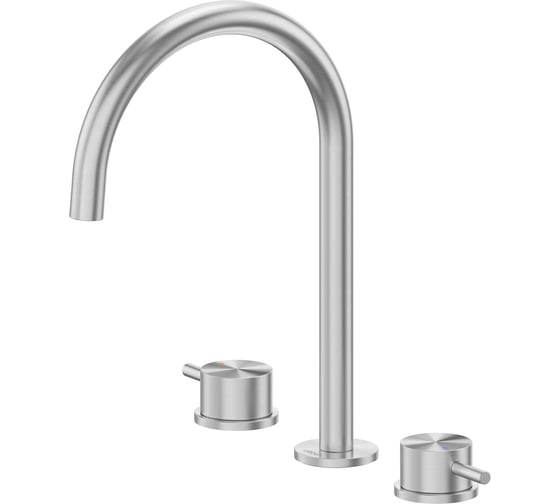 Смеситель ABBER Wasser Kreis 316 для раковины, сталь брашированная AF8108BST-M 1