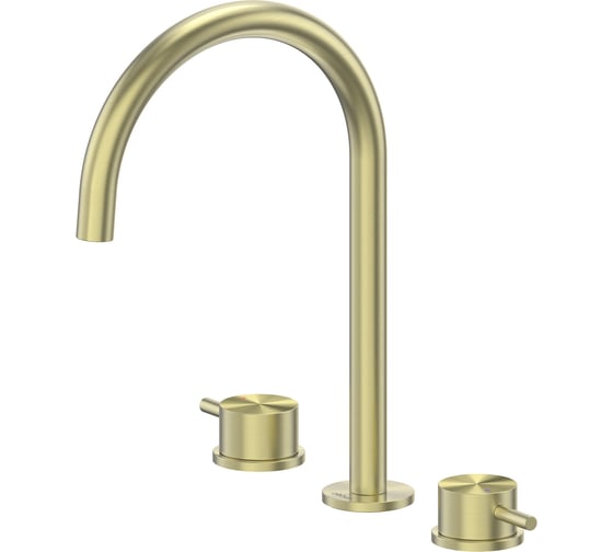 Смеситель ABBER Wasser Kreis 316 для раковины, золото брашированное AF8108BG-M 1