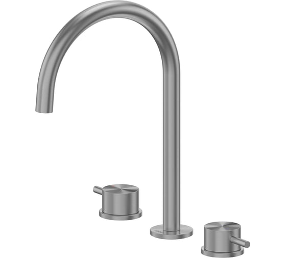 Смеситель ABBER Wasser Kreis 316 для раковины, оружейная сталь брашированная AF8108BGG-M 1