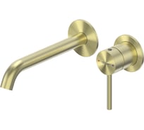 Смеситель ABBER Wasser Kreis 316 для раковины скрытого монтажа, золото брашированное AF8112BG-M