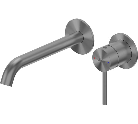 Смеситель ABBER Wasser Kreis 316 для раковины скрытого монтажа, оружейная сталь брашированная AF8112BGG-M 1