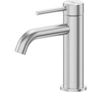 Смеситель ABBER Wasser Kreis 316 для раковины, сталь брашированная AF8110BST