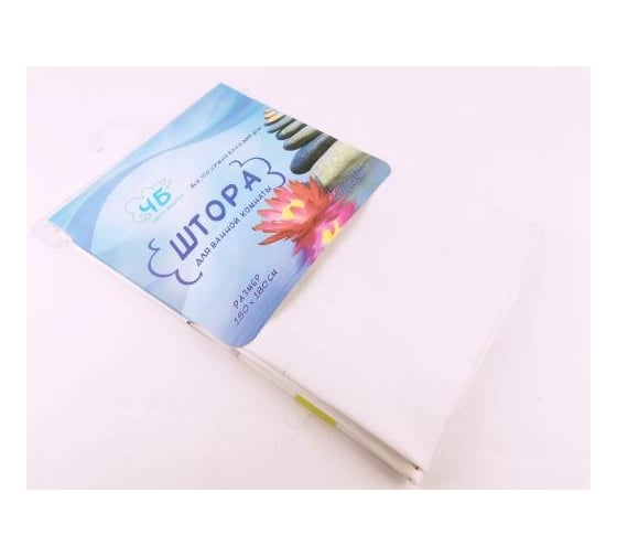 Штора для ванной комнаты Чисто Быстро 180x180 см ХВ5446