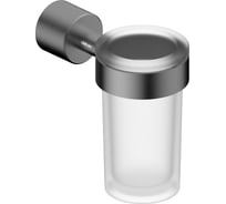 Стакан для зубных щеток ABBER с держателем Osten 316 оружейная сталь брашированная AA1861BGG