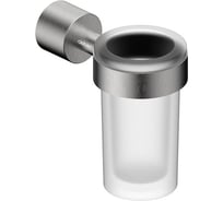 Стакан для зубных щеток ABBER с держателем Osten 316 сталь брашированная AA1861BST