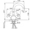 Смеситель для раковины FRAP F13732-B 2