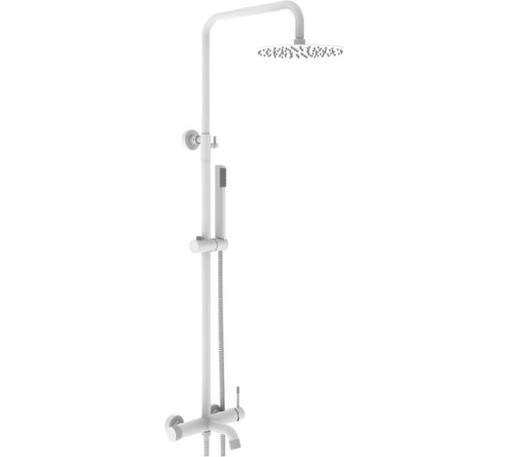 Душевая система ViEiR белая, верхний и ручной душ, регулировка по высоте V403562-F 1