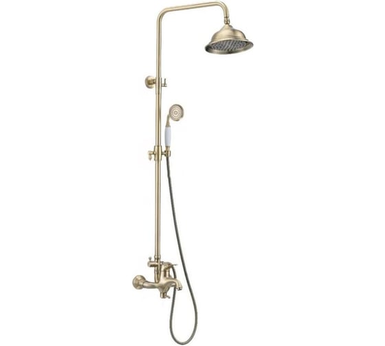 Душевая система ViEiR бронза, верхний и ручной душ, классический стиль V413562-D 1