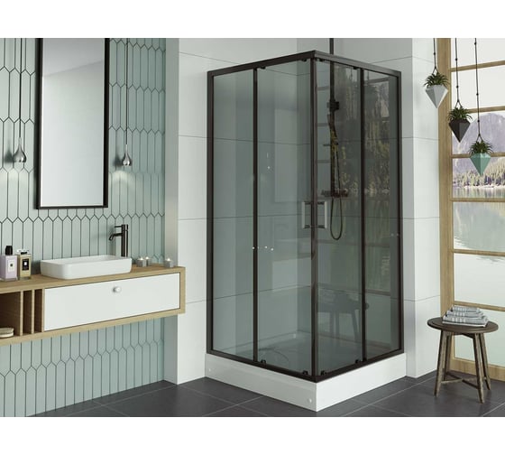 Душевое ограждение Alex Baitler (1000х1000х2000) AB14100B2 1