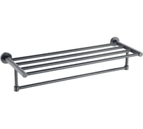 Полка для полотенец AQUATEK ВЕГА, оружейная сталь AQ4015BGM 00000144868