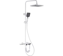 Душевая система ViEiR водопад, латунь, белый верхний душ каскад и ручная лейка V323562-F