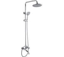 Душевая система ViEiR двухвентильная хром верхний и ручной душ для классической душевой зоны V120162
