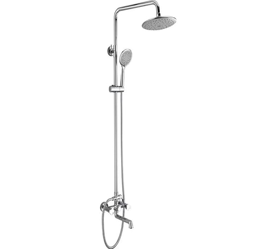 Душевая система ViEiR двухрычажная, хром, верхний душ и ручная лейка для душевой зоны V150162 1