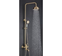 Душевая система ViEiR латунь, бронза, тропический душ, поворотный излив, ретро стиль V273562-D