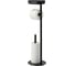 Держатель для туалетной бумаги Bergenson Bjorn с полочкой Slim, черный BB0000944 1