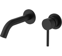 Смеситель для раковины скрытого монтажа Santi Line чёрный матовый SL-9005MB