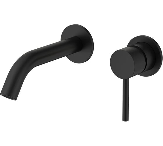 Смеситель для раковины скрытого монтажа Santi Line чёрный матовый SL-9005MB 1