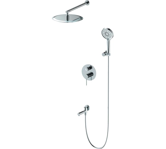 Душевой комплект Oliveeka с внутренней частью Y, хром OL-939017-CR 1