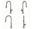 Смеситель для кухни с вытяжной лейкой ARGOTECH СТИК \ STICK 3 ф-ии (кнопка), Ø35 нерж. сталь, хром 44874 6