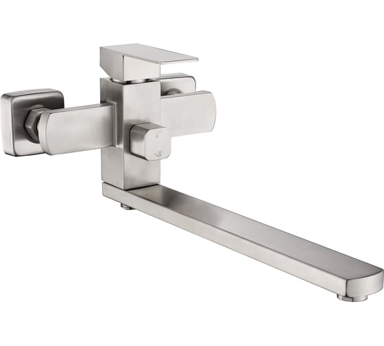 Смеситель для ванны и умывальника ARGOTECH HARD диаметр 35, картридж., L-обр. 315 мм, нерж. сталь 44877