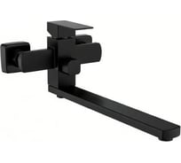 Смеситель для ванны и умывальника ARGOTECH HARD диаметр 35, картридж., L-обр. 315 мм, нерж. сталь, чёрный 44878