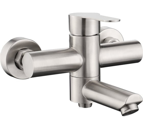 Смеситель для ванны поворотный излив ARGOTECH SOLO Ø35 нерж. сталь 44875 1