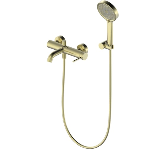 Смеситель для ванны с душем Oliveeka Y, золото матовое OL-639017-BG 1