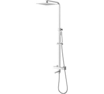 Душевая стойка с термостатом Santi Line хром, верхний душ диаметр 250мм SL-9010