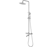 Душевая стойка с термостатом Santi Line хром, верхний душ диаметр 250мм SL-9009