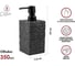 Диспенсер (дозатор) для мыла PERFECTO LINEA STONEWAVE, черный, ЦЗ-0000176688 2