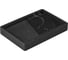 Мыльница PERFECTO LINEA ELEMENT MARBLE, черная, ЦЗ-0019861824 1