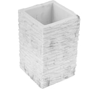 Стакан для зубных щеток PERFECTO LINEA STONEWAVE белый ЦЗ-0657314364