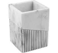 Стакан для зубных щеток PERFECTO LINEA ELEMENT MARBLE белый ЦЗ-0374207500
