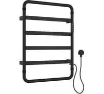 Полотенцесушитель электрический ALLEN BRAU PRIORITY S 7.31001-31, нерж.сталь 304, пульт, 640х475мм, черный матовый (354997) 00354997