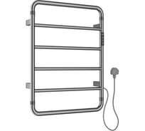 Полотенцесушитель электрический ALLEN BRAU PRIORITY R 7.31000-BN, нерж.сталь 304,пульт, 640х475мм, брашированный никель (354992) 00354992