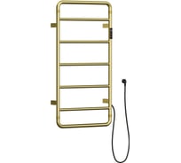 Полотенцесушитель электрический ALLEN BRAU PRIORITY R 7.31002-GB, нерж.сталь 304, пульт, 904х475мм, браш.золото (355003) 00355003