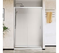 Душевая дверь VINCEA City, 1500, хром, стекло прозрачное, VDS-5CT150CL