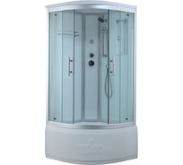 Душевая кабина TIMO Standart T-6600 Silver Fabric, 100×100×220 см, турецкая баня хамам T-6600SF-T-STUN