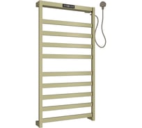 Полотенцесушитель электрический ALLEN BRAU 7.32001-GB REALITY нерж.сталь 304, пульт, 900х472мм, браш.зол (355023) 00355023